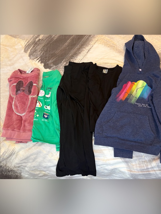 Cat & Jack Other - Kids clothing bundle 6X, sweater, shirt, undershirt, pants and hoodie